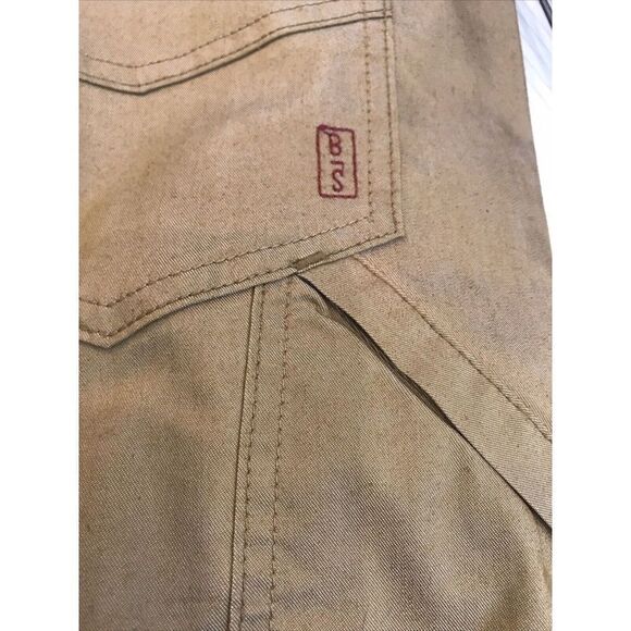 NEW Brothers Sons Hiking Work Pants 30x34” Khaki Pockets Zip Cotton Cool Max Zip - Picture 4 of 13